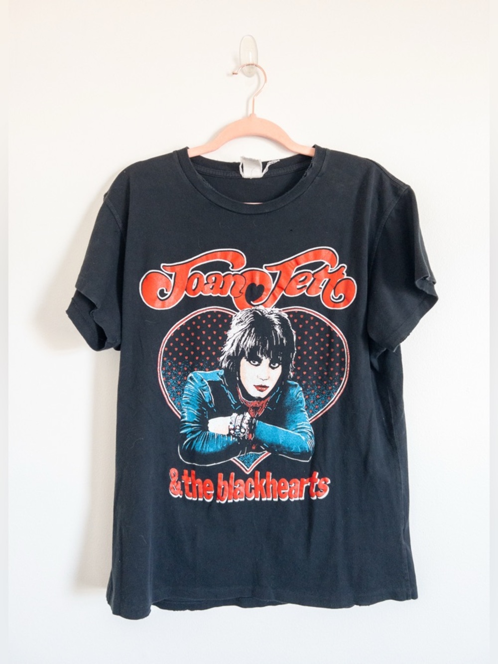 MadeWorn Joan Jett Blackhearts US ‘82 Tour Graphic Tee Vintage Black Size M
